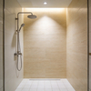 Moisture Proof SPC Alcove Shower Wall Set With Linear Lines For American Market