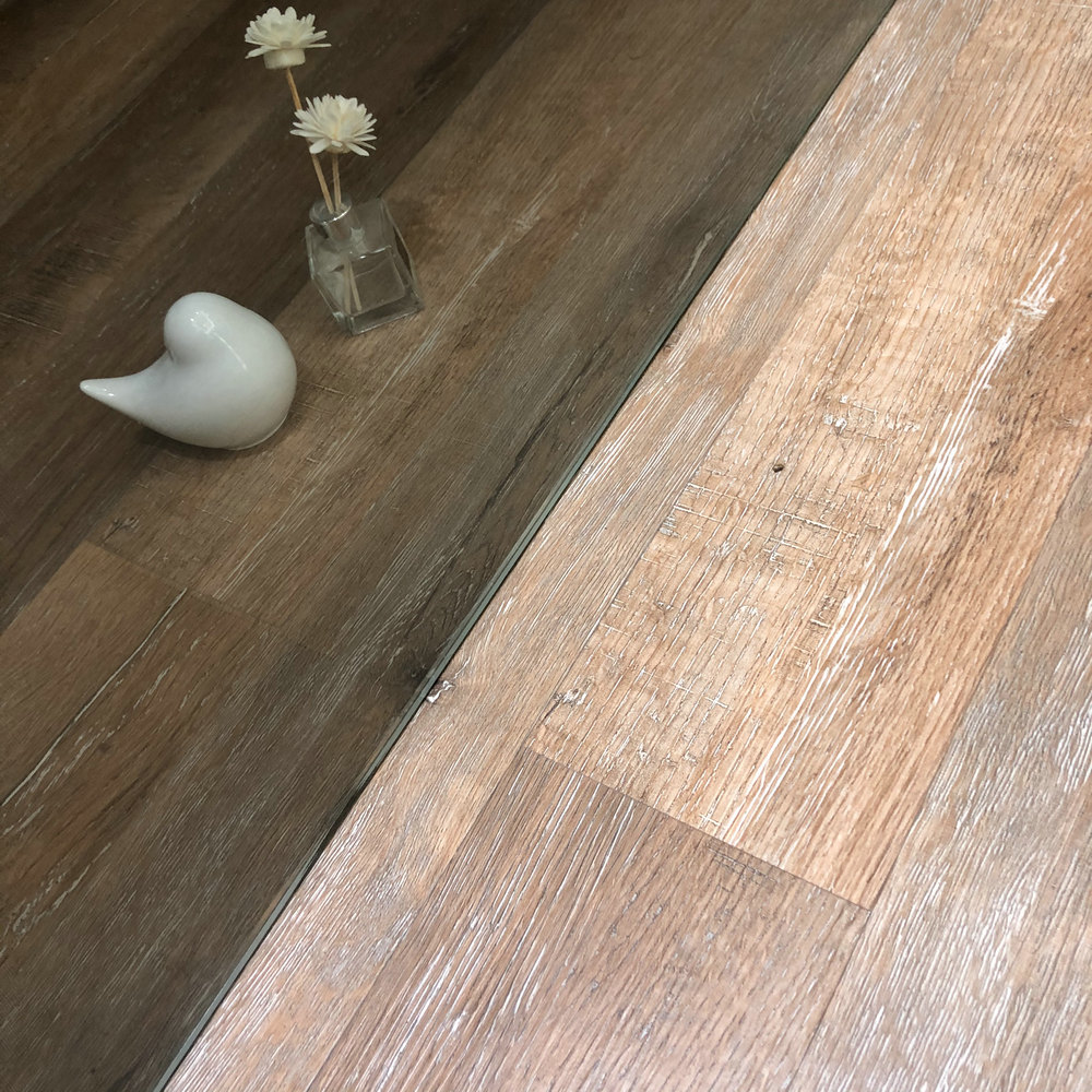 Sound Proof Grey Waterproof Deco SPC Floor