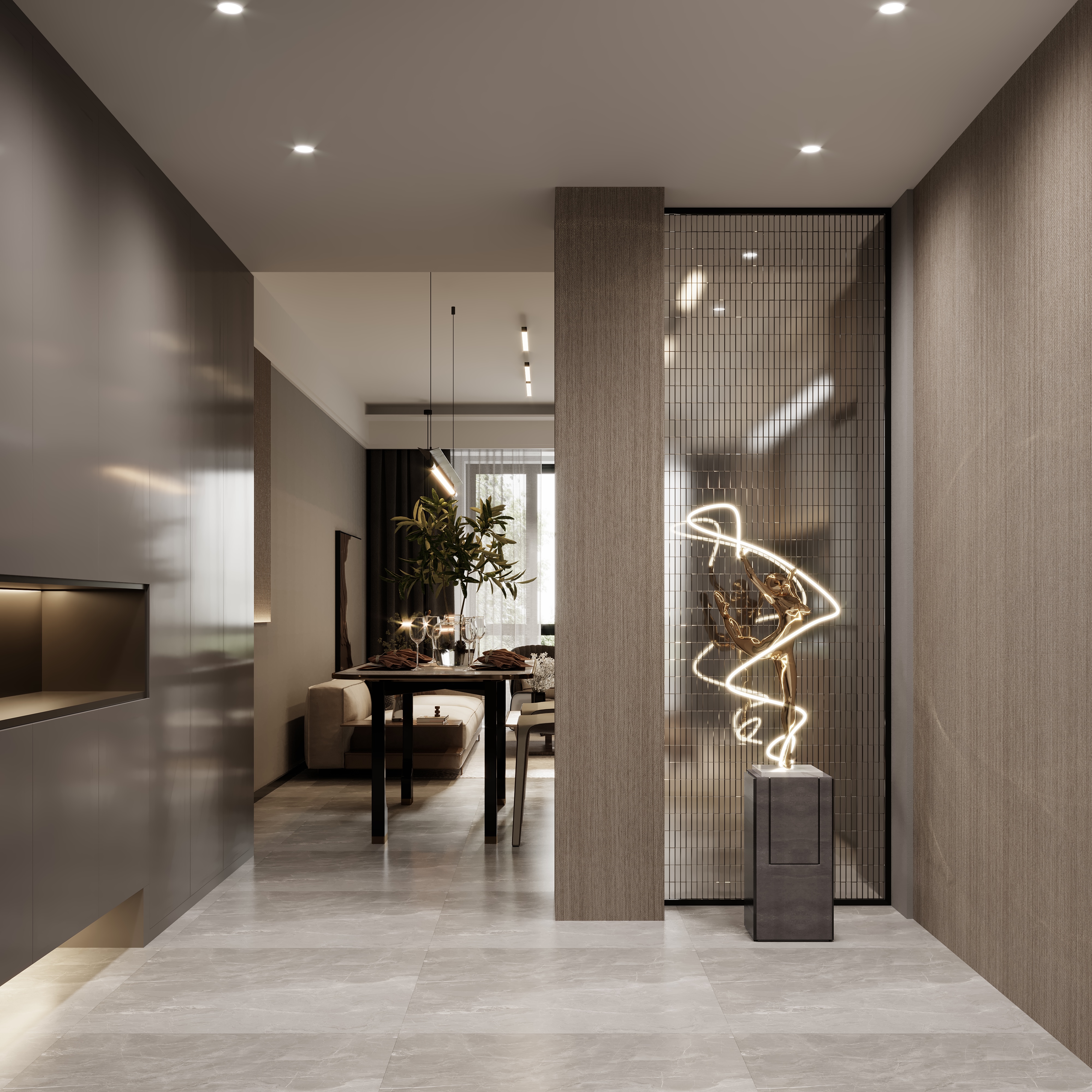 Eco-Friendly Composite WPC Wall Panel with Wood Texture