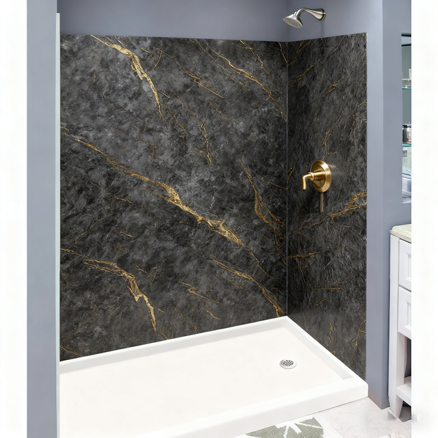 Project Use SPC Wall Panel Full Set Waterproof Stone Design Includes All Parts