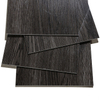 Black Tile Look LVT Flooring on Stairs