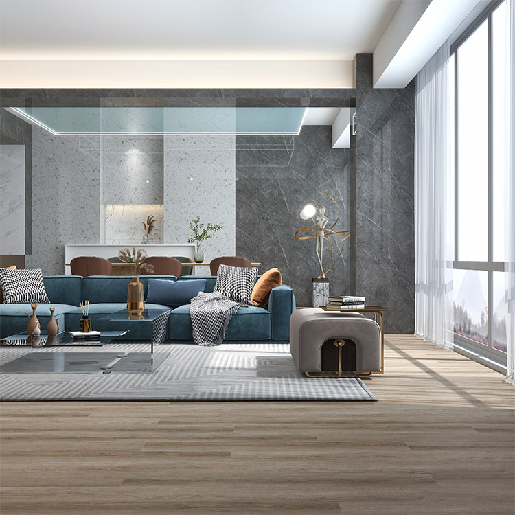 Cheap 1220*230mm Dirt Resistant SPC Flooring Tile